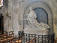 Cambrai : église Notre Dame de Grâce, statue du cardinale Regnier
