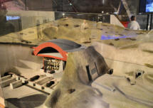 Helfaut-Wizernes, la coupole : maquette du complexe militaire