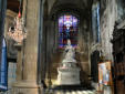 Cambrai : église Notre Dame de Grâce, statue dans le bas côté droit
