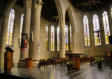 Bergues : église Saint Martin, la nef et le choeur