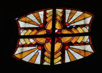 Cassel : Collégiale Notre Dame de la Crypte, vitrail