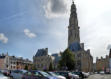 Arras : immeuble hôtel de ville er arrière du beffroi