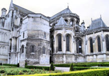 Saint Omer : cathédrale Notre Dame; façade sud