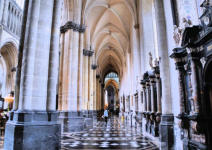 Saint Omer : cathédrale Notre Dame, bas côté droit