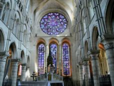 Laon : Cathédrale Notre Dame, le choeur avec maître autel
