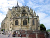 Façade arrière de la collégiale Notre Dame