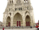 Façade principale de Notre Dame d'Amiens