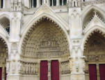 Portail de la Viergede la cathédrale Notre Dame d'Amiens