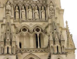 Détails de la façade de Notre Dame d'Amiens