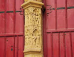 Détails de colonne  de Notre Dame d'Amiens