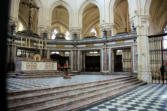 Saint Riquier : église abbatiale, le choeur et maitre autel