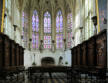 Saint Riquier : église abbatiale le choeur et vitraux