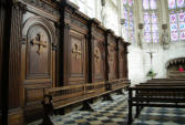 Saint Riquier : église abbatiale, stalles