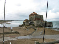 Le fort vu depuis la jetée