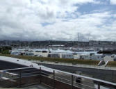 Cherbourg : parking visiteurs à côté musée de la mer