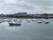 Barfleur : le port de plaisance  à marée descendante