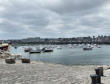 Barfleur : le port de plaisance  à marée descendante