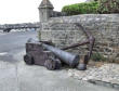 Barfleur :canon et ancre de marine