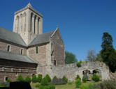 Abbaye Sainte Trinité de Lucerne d'outremer : l'abbatiale et son clocher