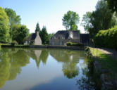 Abbaye Sainte Trinité de Lucerne d'outremer : l'étang