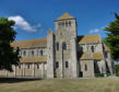 Abbaye bénédictine Sainte Trinité de Lessay, vue 1 extérieure