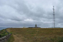 Cap du Carteret : la  lande ver le phare