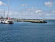 Cherbourg : le port de plaisance, sortie de la rade