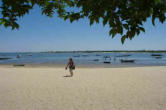 Arcachon: la plage.