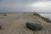 Pointe de Grave : tout au bout de la jetée, l'océan et plus loin encore les amériques