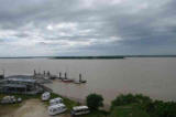 Blaye : halte nautique au pied de la citadelle