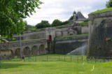 Blaye : pont dormant,porte royale,fortifications de la citadelle