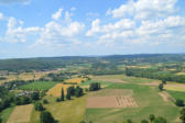 Domme : superbe panorama sur la dordogne