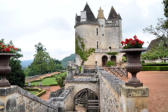 Castelnaud la Chapelle : château des Milandes et esplanade