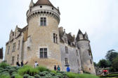 Castelnaud la Chapelle : château des Milandes façade arrière