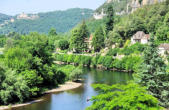 La Roque Gageac : Navigation au fil de l'eau sur la rivière Dordogne