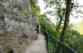 La Roque St Christophe : chemin d'entrée au site