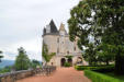 Castelnaud la Chapelle : château des Milandes vue depuis lesplanade