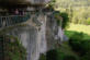 La Roque St Christophe : hauteur de la falaise