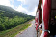 la Rhune : paysage depuis le petit train touristique