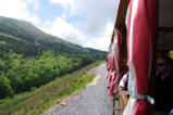 La Rhune : paysage depuis le petit train touristique