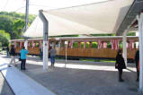 La Rhune : gare de départ du train touristique