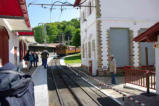 La Rhune : gare départ et arrivée du train touristique 