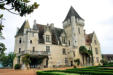 Castelnaud la Chapelle : château des Milandes vue d'ensemble du château