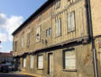 Marciac : rue avec maisons à pans de bois