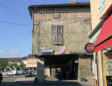 Marciac : maison à pan de bois au dessus des arcades