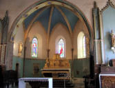 Tillac : église Saint Jacques le Majeur, le choeur et l'autel