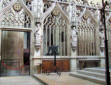 Condom : cathédrale Saint Pierre, intérieur du choeur, vue latérale