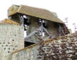 Larressingle : clocher de l'église avec ses deux cloches