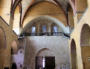Moissac : église abbatiale Saint Pierre, balcon intérieur au dessus de l'entrée