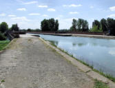 Moissac : trottoirdu pont canal